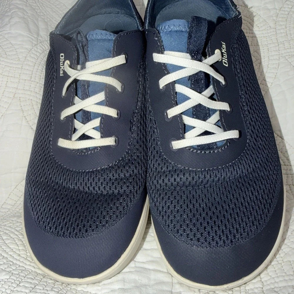 Olukai Men's Moku Pae Casual Boat Beach Slip-On Sz 9.5 Shoes